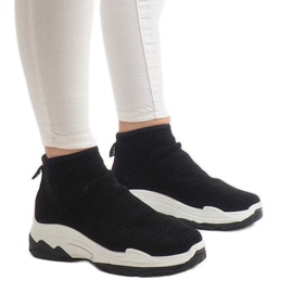 Adidași sport negri A88-22 negru 1