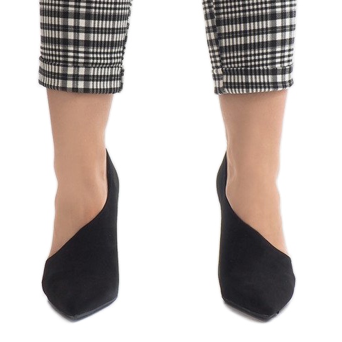 Tocuri negre asimetrice C82A negru 1