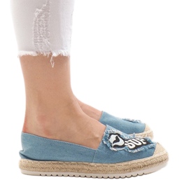 L-1047 espadrile albastre albastru 2