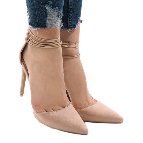 Pompele roz pe un știft 6941-P bej 1