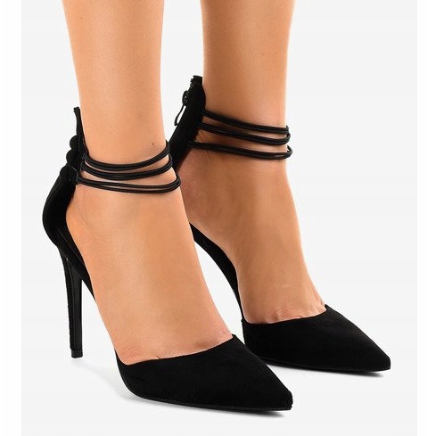 Pompele negre pe un știft 6941-P negru 1