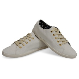 Adidași din țesătură 605 Alb 1