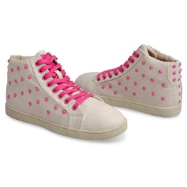 Adidași înalți 7910 Bej 1