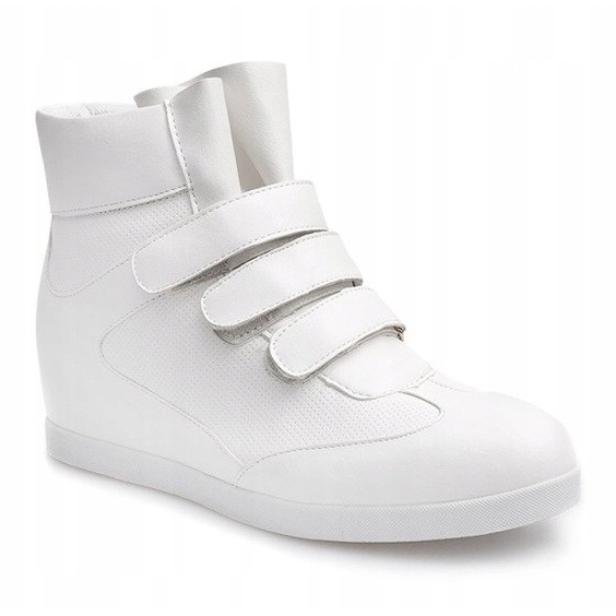 Adidași la modă Wedge JT3 White alb 1
