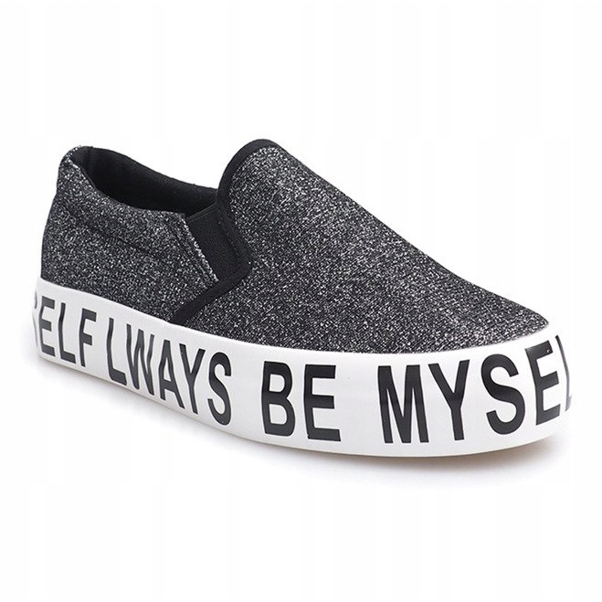 Slip On Sneakers Slip On Brocade E22 Negru 1