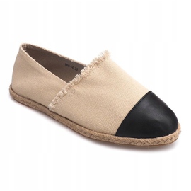 Espadrile din lână 760 Adidași bej negru 1 Espadrile din lână 760 Adidași bej negru 1
