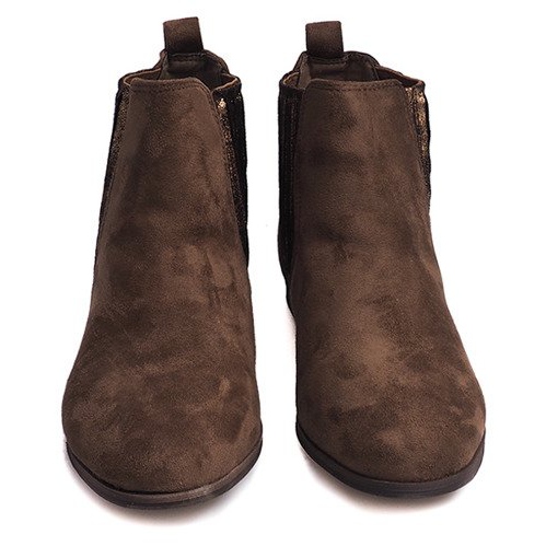 Ghete din piele de căprioară Jodhpur M-61 Kaki multicolor 1