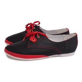 Pantofi Jazz Openwork CS002 Negru 4