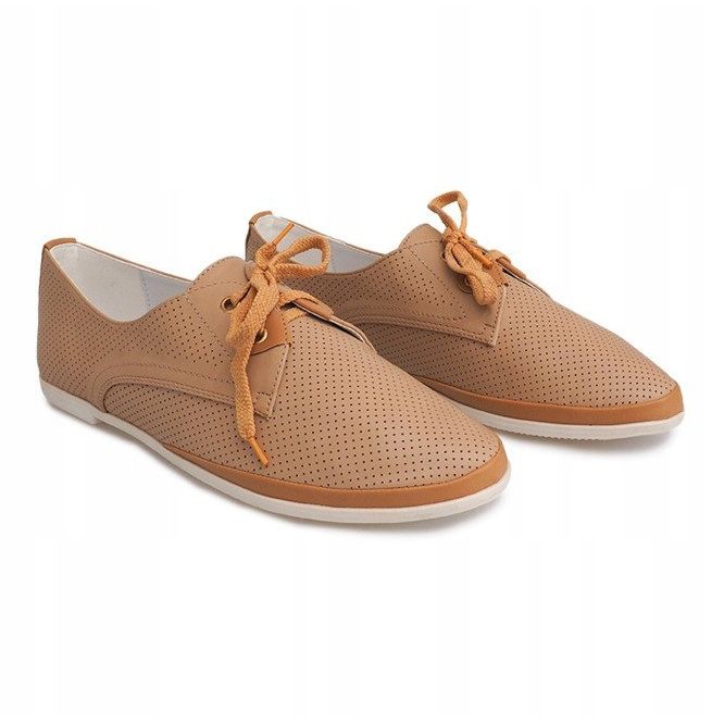 Încălțăminte Jazz Openwork CS002 Camel maro 1