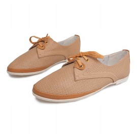 Încălțăminte Jazz Openwork CS002 Camel maro 3