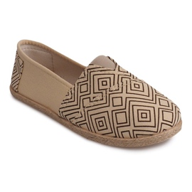 Espadrile de in B211-1 Adidași bej 2