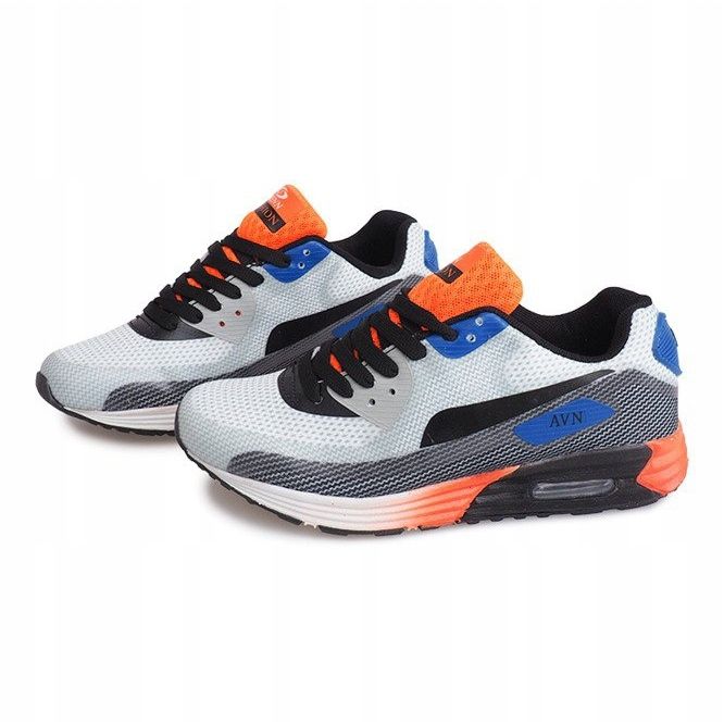 Adidași sport B49-3 Alb negru multicolor 2