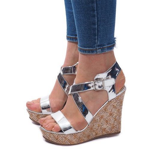 Sandale Wedge S260 Argintiu gri 1