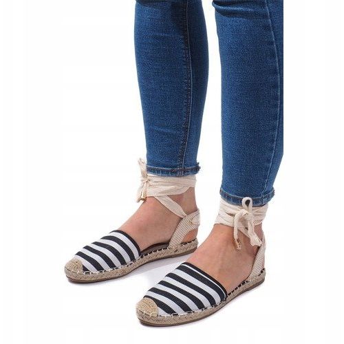 Sandale Espadrile Balerini 6368 Negru 1