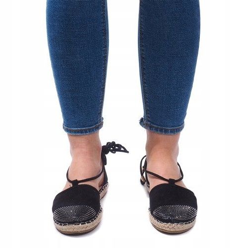 Sandale Espadrile Balerini 6333 Negru 2