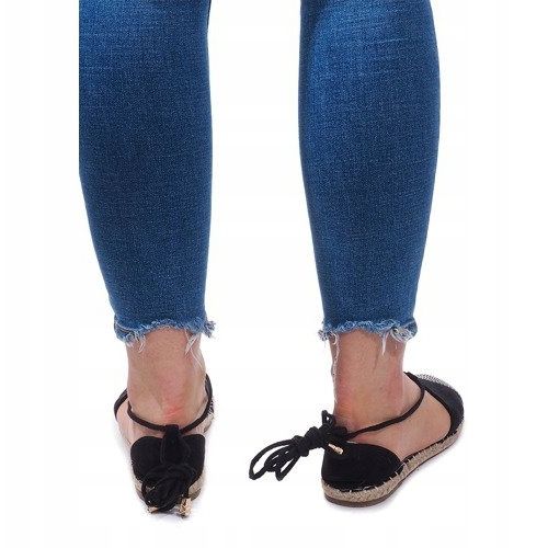 Sandale Espadrile Balerini 6333 Negru 1