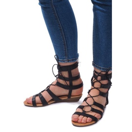 Sandale Gladiator Roman 8515 Negru 1