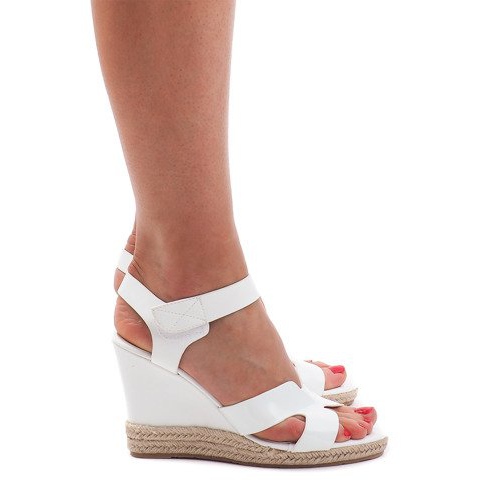 Sandale Wedge 5H5670 Alb maro 2