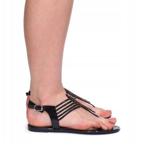 Sandale Meliski Cu Cyrkoniami 001-356 Negru 2