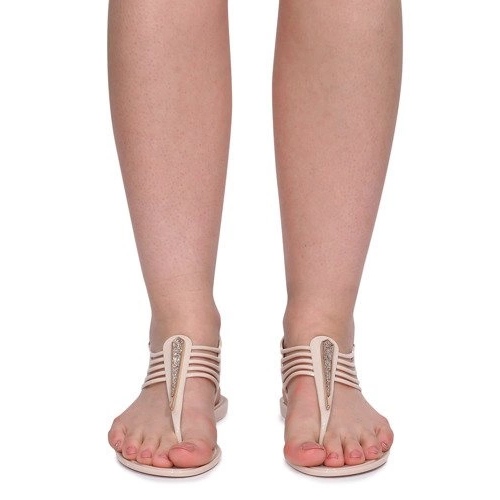 Sandale Meliski Cu Cyrkoniami 001-356 Bej 2 Sandale Meliski Cu Cyrkoniami 001-356 Bej 2