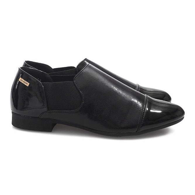 Încălțăminte clasică Slip-On TL1165-1 Negru 1
