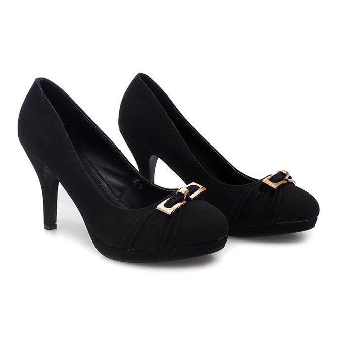 Știfturi negre clasice Z-1 negru 1