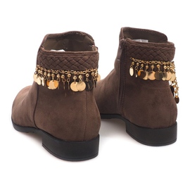 Cizme din piele de căprioară LL113 kaki verde 2