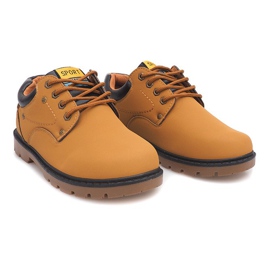 Cizme Brogues clasice JX-20 Camel maro 1