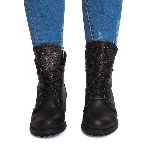 Cizme exclusive JH180-090 Negre negru 2