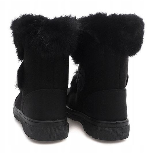 Warm Timberki Bows DD492-1 Negru 1