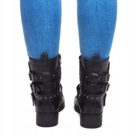 Cizme calde cu cataramă M172 Negru 1