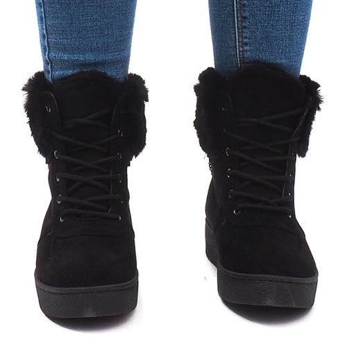 Adidași calzi 16-560 negri negru 2