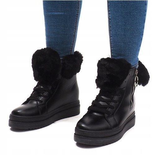 Adidași calzi SJ665-1 Negru 2