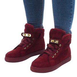 Adidași calzi BOK-1122 Roșu roşu 2