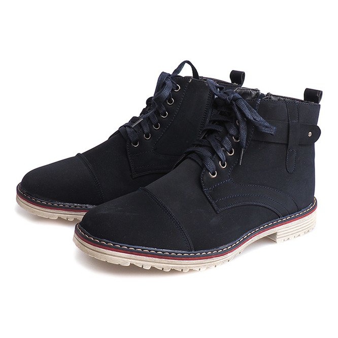 Încălțăminte cu șiret încălzit M589 Granat albastru marin 1