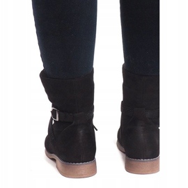 Cizme calde Jodhpur W305 Negru 2