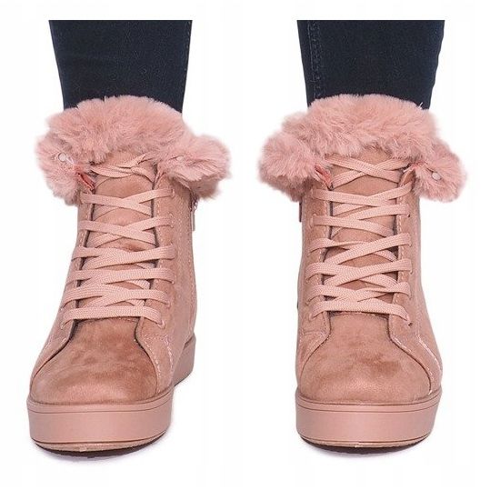 Adidași calzi XY-288 Roz 1