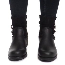 Cizme calde 4417 Negru 1