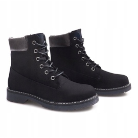 Cizme calde 061-1 Negre negru 1