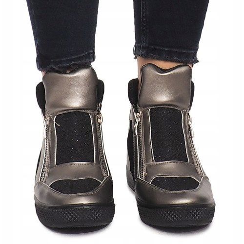 Adidași Wedge TL020-3 negru gri 1