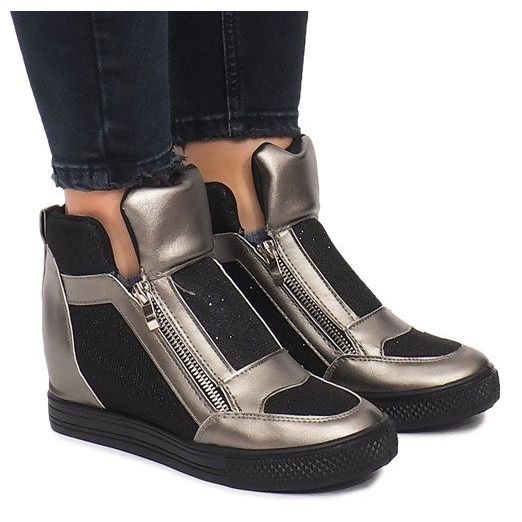 Adidași Wedge TL020-3 negru gri 2