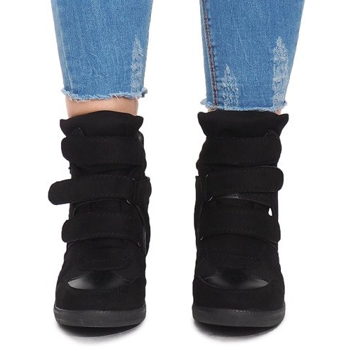 Adidași cu pană BZ8386 Negru 1