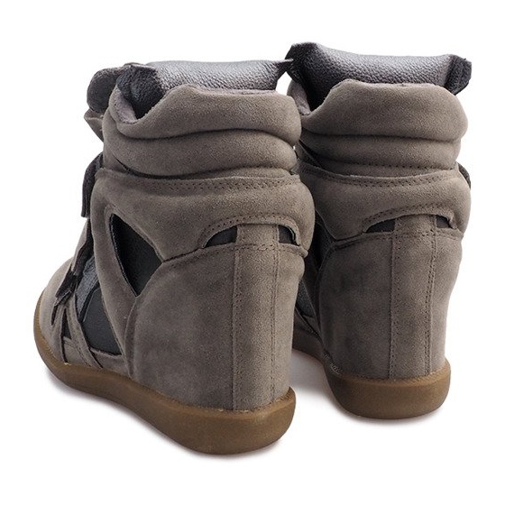 Adidași cu pană R9686 Gri 1 Adidași cu pană R9686 Gri 1