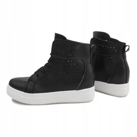 Adidași cu pene ajurate NB53P Negru 1