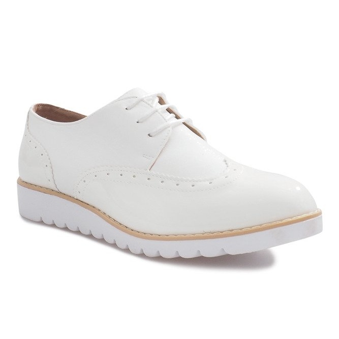 Pantofi Jazz Delphine White alb 1