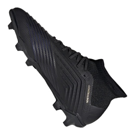 Ghete de fotbal Adidas Predator 19.1 Fg Jr G25791 negru negru 1