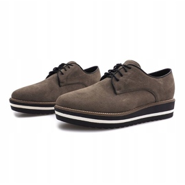 Pantofi cu șireturi măslinii de la Paulette kaki 2