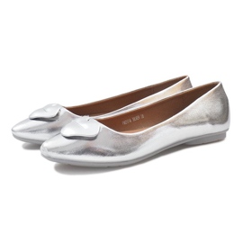 Balerini de argint cu gură de gură gri 2 Balerini de argint cu gură de gură gri 2