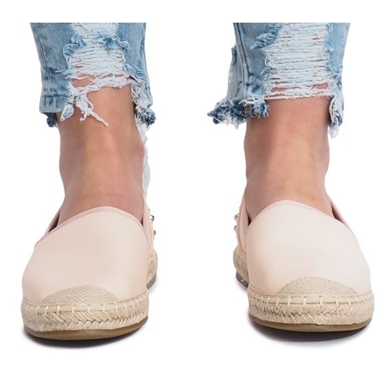 Espadrile roz cu știfturi Dolita 1