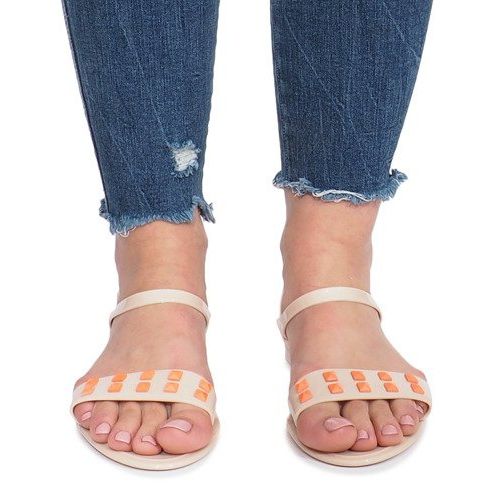 Sandale bej Meliski Nuevo 1